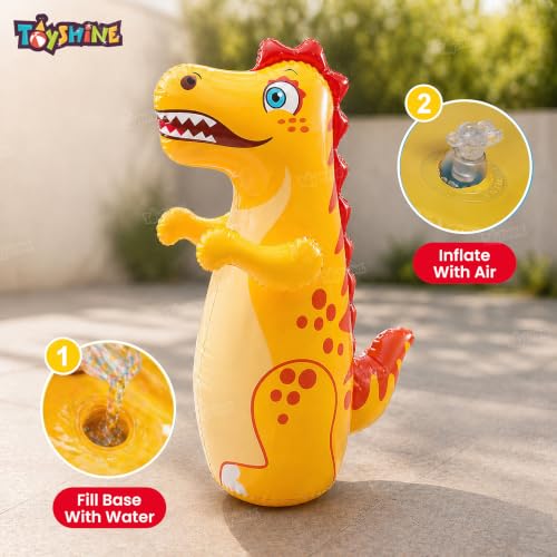 Image of Toyshine Inflatable Hit Me Bop Bag Boxing Wrestling Toy for Kids, Sports Indoor Activity Push Game Kids Toy