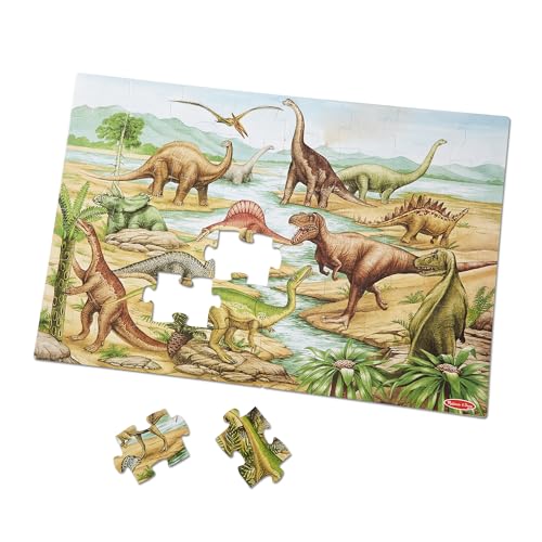 Melissa & Doug - 10421 - Puzzle De Sol Dinosaures