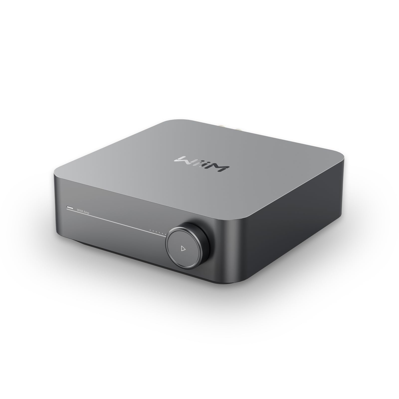 WiiM Amp: Amplificador de Streaming Multiroom | Compatible con AirPlay, Google Cast, Alexa | HDMI, Control por Voz | Transmite Desde Spotify, Amazon Music, Tidal y más | Gris Espacial