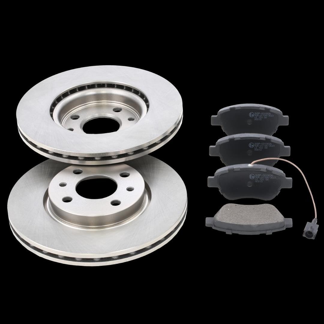 RIDEX 3405B0064 Serie/Kit Kit dischi e pastiglie Anteriore senza viti/bulloni Compatibilità con FIAT 500 312