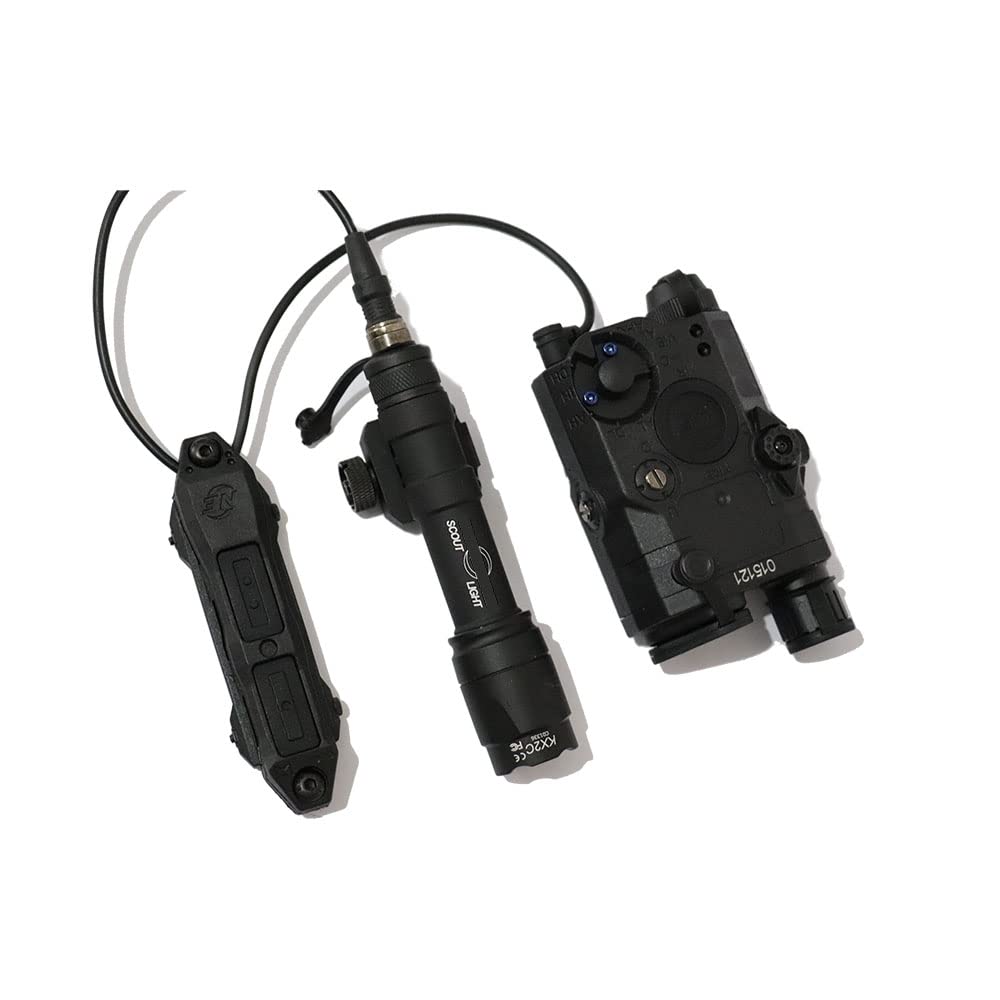 AN/PEQ15 LA5-C & M600C フラッシュライト＆TAPSスイッチ L.A.ホビーショップ / PEQ15 LA5タイプフラッシュライト& L3 ITI