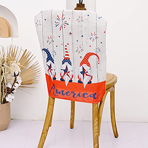 2Pcs Independence Day Chair Cover Festival Party Home Chair Backrest Covers For Home/Wall/Room Decor #TOP5