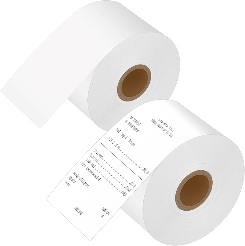 NineLeaf 2 Roll Replacement 30270 2-1/4'' 57mm x 249' 76m White Receipt | ROS Paper Direct Thermal Tape Compatible for Dymo 450 Twin Turbo CoStar Zebra GX430T, NOT FIT 550 & 5XL