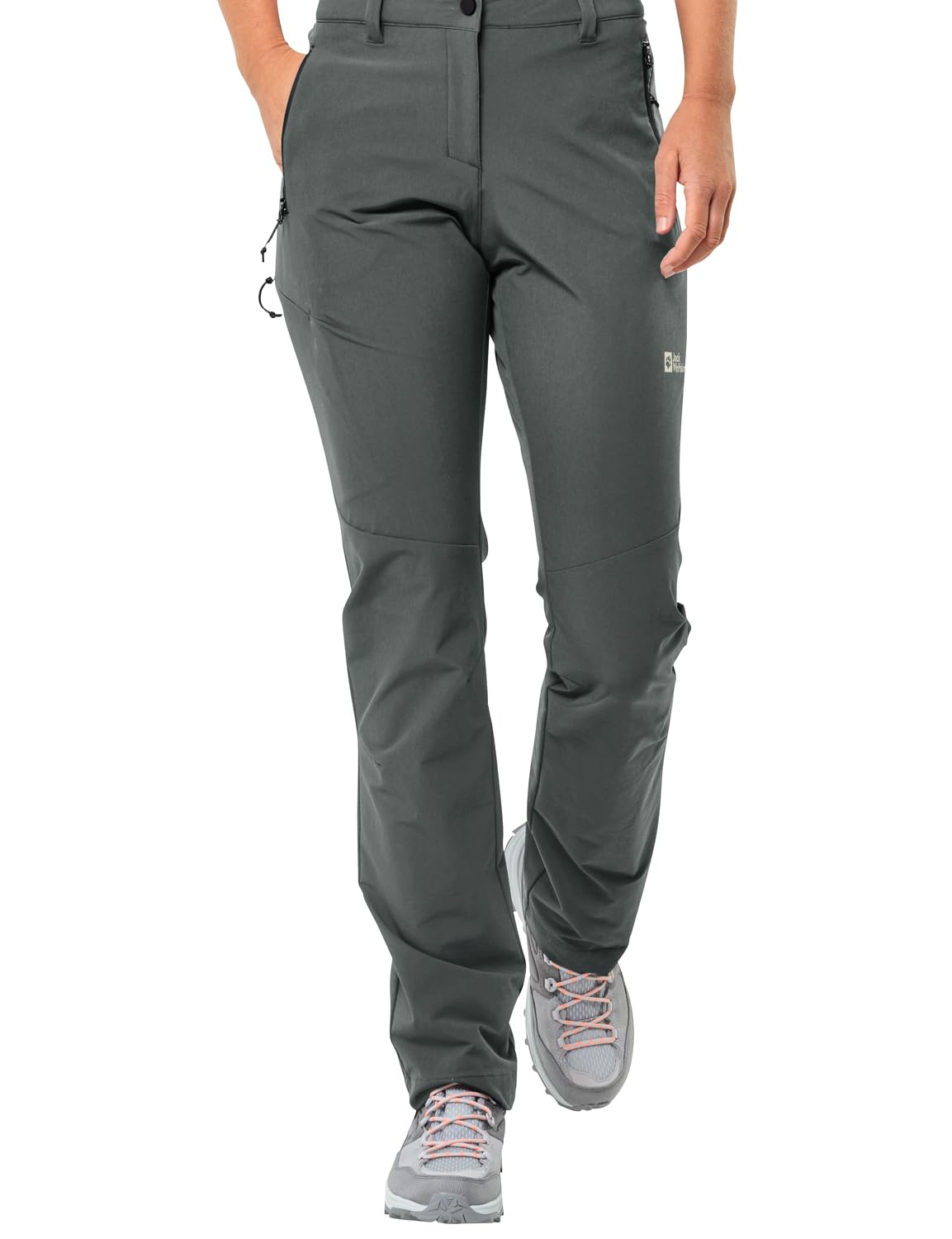 Jack Wolfskin Women's Holdsteig Pants W Hiking, Slate Green, 44 (EU)