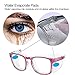 cosycare Hydrating Dry Eyes Glasses with Soft Silicone Moisture Chambers and Moisture Circulation Pad for Dry Eyes Symptoms (Dark)