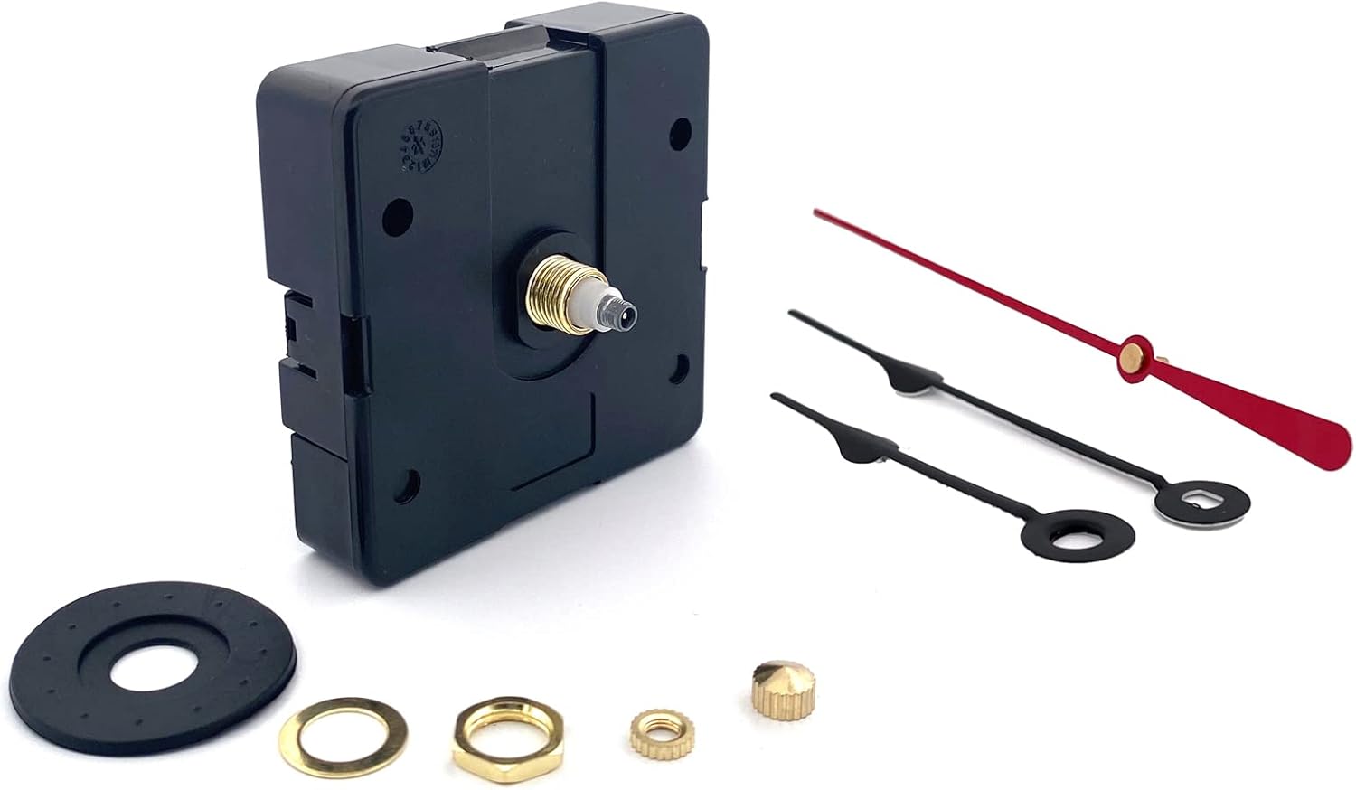 Quartex Q-80 Quartz Clock Movement, 1/8” Max Dial Thickness, 7/16" Hand Shaft Length