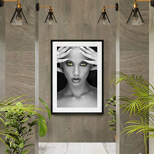 Look de femme toile 100x140 grand tableau mural moderne