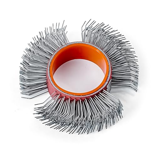 Image of 5PCS, Abrasive Carbon Steel Belts, Bent Tip Coarse Wire Wheel Removal Tool for Efficient Surface Preparation and Rust Removal (5, Abrasive Carbon Steel Belts)