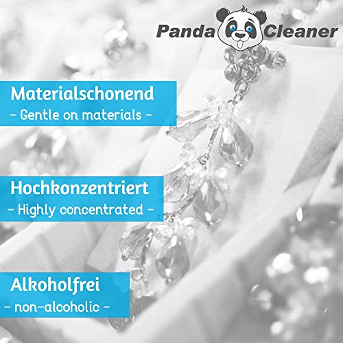 PandaCleaner Ultraschallreiniger Konzentrat - 1:100 - Effektive & Sensitive Reinigung von Schmuck Uhren Münzen im Ultraschallbad - (1000ml) – Bild 4