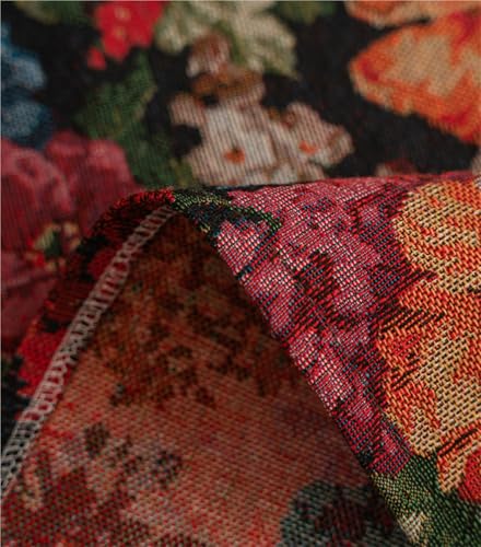 Nappe jacquard polyester de qualité supérieure vintage - 7