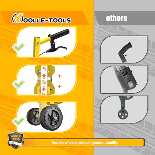 2395000 striping line painting wand industrial two-wheel striping spray paint wand for line paint stripe ground compatible with inverted striping paint yellowt-tip nozzle