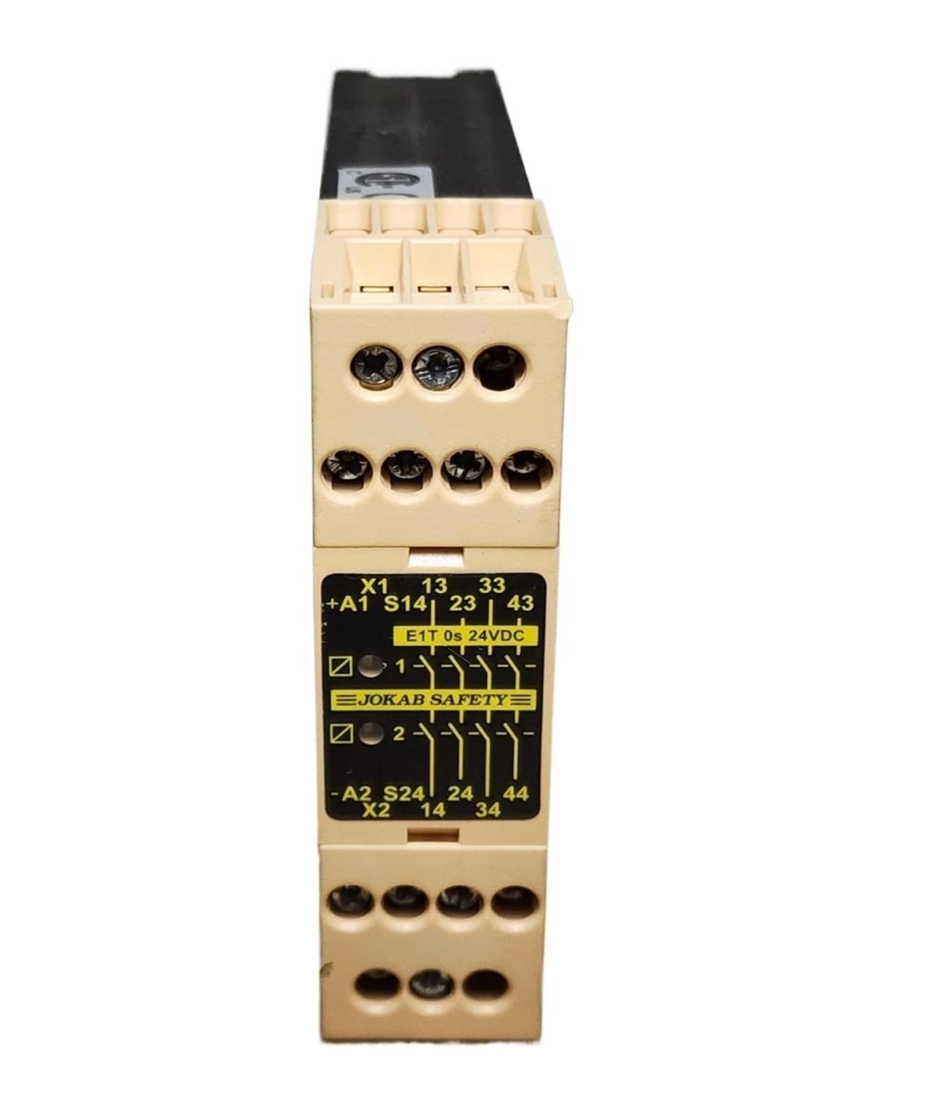 Relais de sécurité E1T 0s 24VDC module d'arrêt d'urgence pour circuit de commande - 5