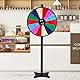 VEVOR 601 mm Glücksrad, Glücksrad mit 14 Fächern, Rouletterad mit Trocken Abwischbarem Stift & 2 Markern, Drehrad Höhenverstellbar, Lucky Wheel Lotteriespiele Glücksspiele für Partys, Kneipen