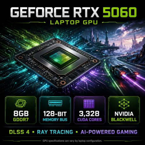 Image of Customized 15.6 inch FHD 144Hz Gaming Laptop, Made with MSI Cyborg 15 Intel Core 5 210H, Geforce RTX 5060, Up to 64GB DDR5 RAM, Up to 4TB SSD, RGB Backlit, Wi-Fi 6E, Translucent Black, Win 11