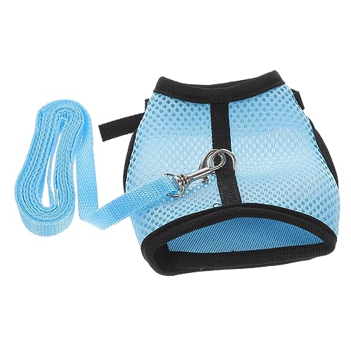 BELLIFFY Guinea Pig Harness Traction Ropes Small Pet Leash for Hamster Outdoor Activity
