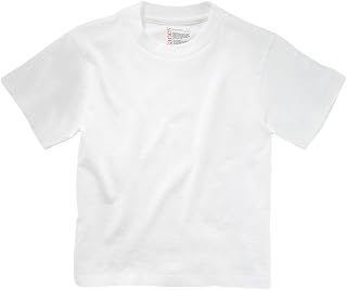 Boys Tagless Comfort Seam White Tee
