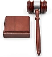 Vista 2 de Martillo de madera y bloque de sonido con banda grabada personalizada (banda plateada)