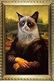 ArtEdge Grumpy Cat Mona Lisa Poster Print, 18