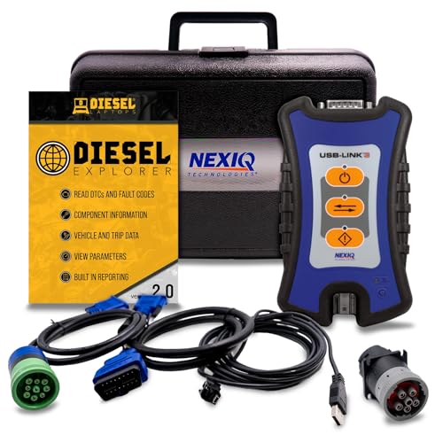 Diesel Laptops Nexiq USB Link 3 Wireless Edition with Repair Information & Diagnostic Software Bluetooth WiFi