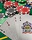 YIMINGOUFEI Luxus-Pokerkarten, 54 Karten, silberfarben, wasserfest, holografisches Muster, Premium-Finish