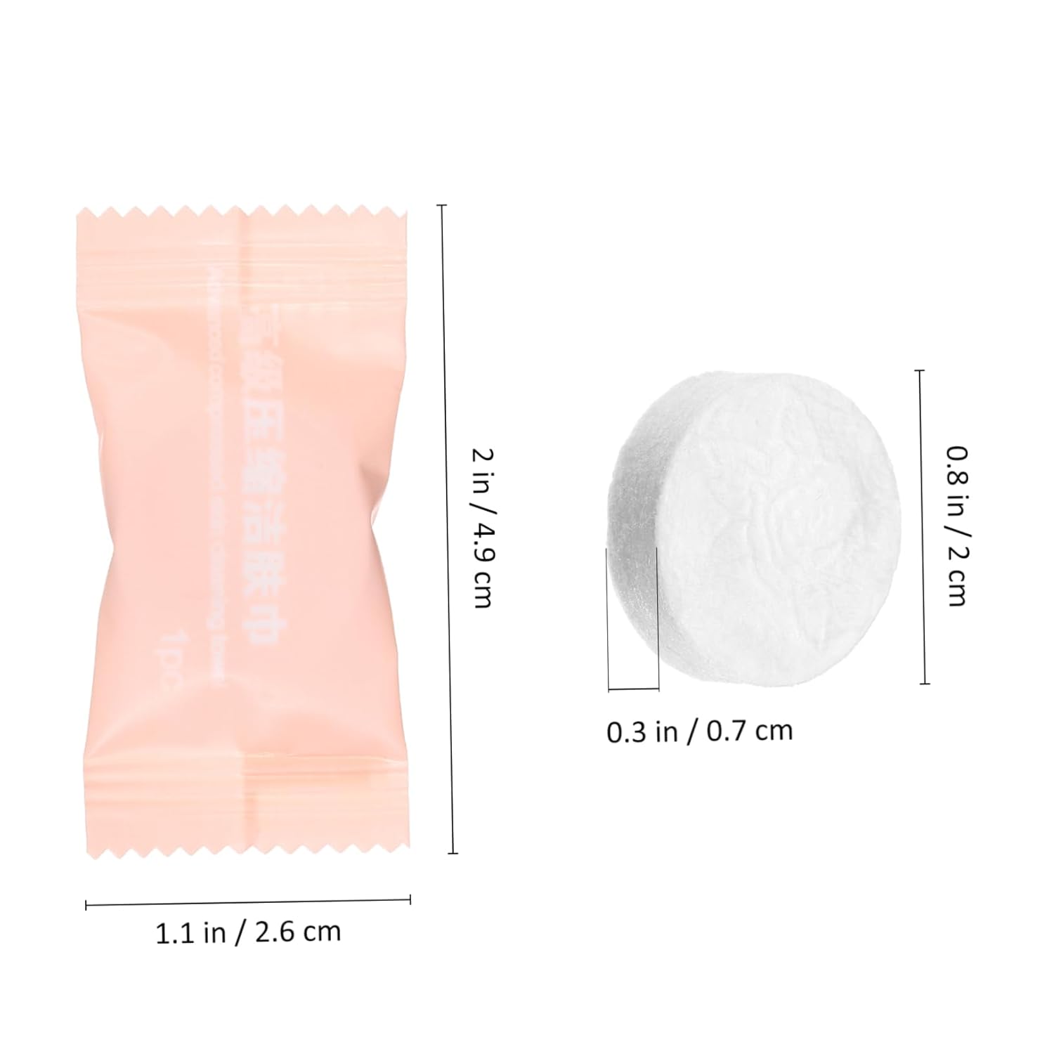 Didiseaon 300pcs Portable Facial Cleansing Towels Compressed Towel Tablets Soft Washcloths Disposable Face