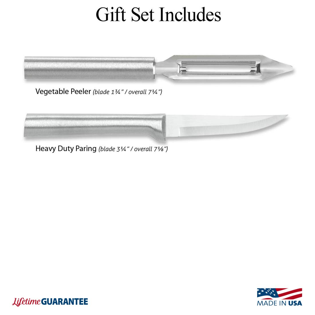 RADA Cutlery Pare & Peel Gift Set - Silver -2