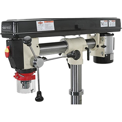 SHOP FOX W1670 1/2-Horsepower Floor Radial Drill Press