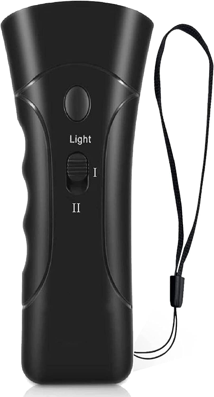 Super Ultrasonic Dog Chaser Ultrasonic Bark Control Trainer with LED Light, Portable Dog Protection Device for Walking, Running, Jogging, Outdoor Safety & Pet Training-image-33