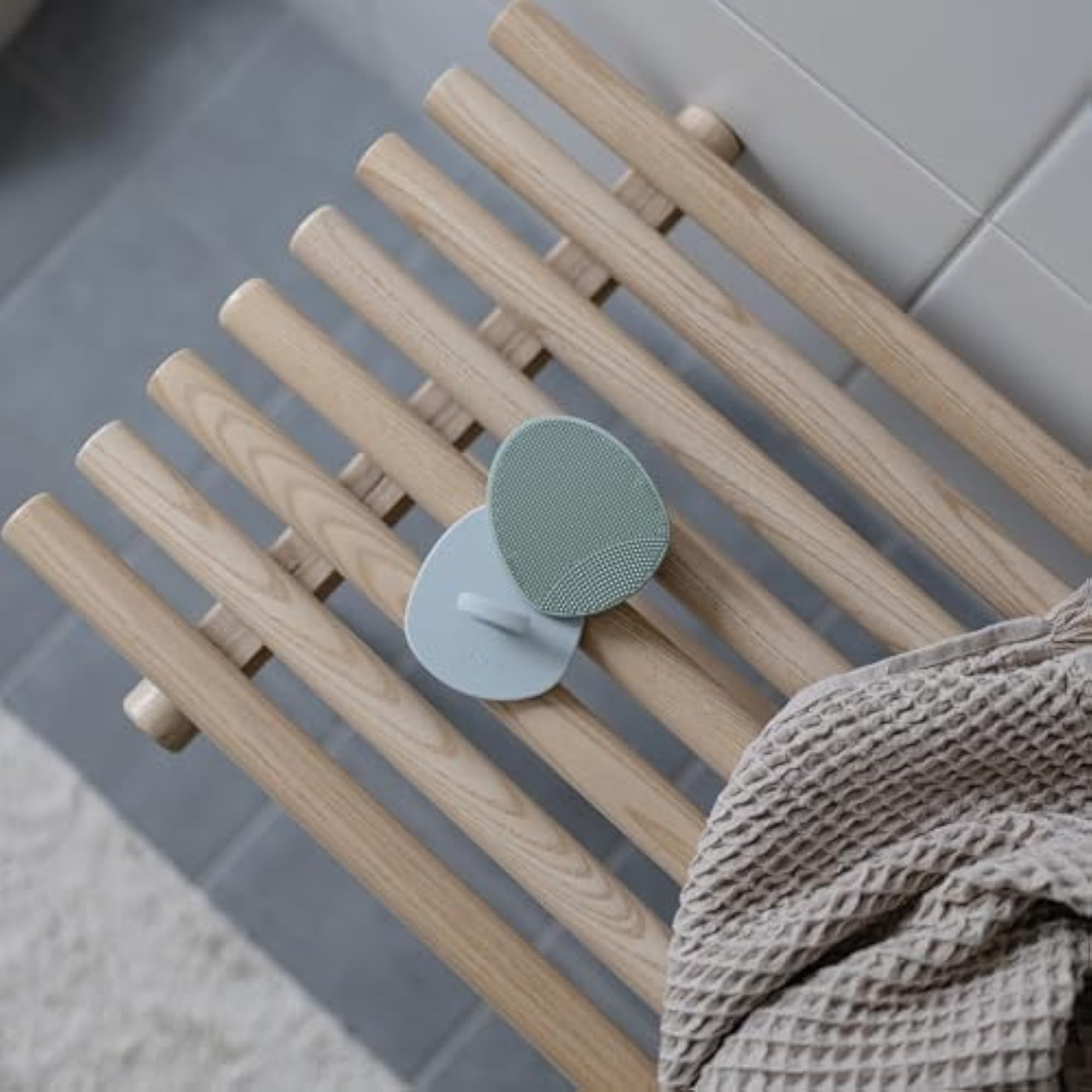Baby Bath Cradle Cap Brush, Silicone Bristles