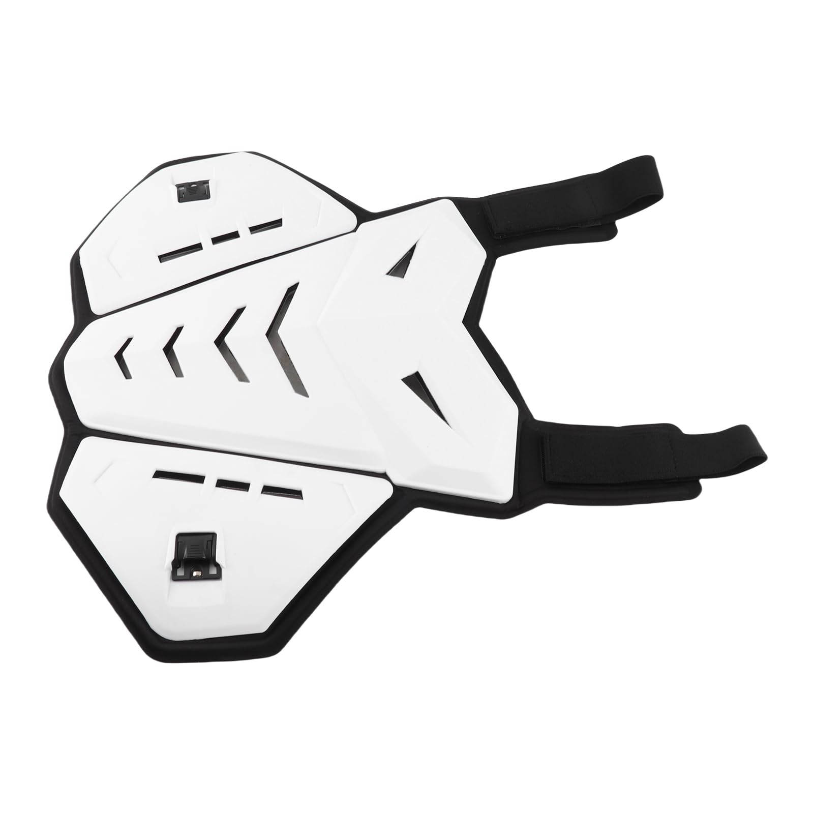 Generic Biker Stunt Racing Armor Vest Guard Chest, Motocyklowa Kurtka Ochronna Trwała do Uprawiania Sportów na świeżym Powietrzu, Jazdy na Rolkach Przełajowych (WHITE)