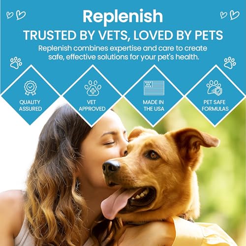 Image of Replenish Otic Ear Cleaning Solution for Dogs - Antiseptic Ear Cleaner for Dogs & Cats - Advanced Ear Flush for Yeast Treatment and Odor Control - 8 oz