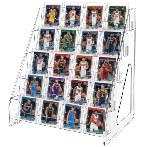 NCTNCX Kartenständer für Sammelkarten 5-Stufen Karten Display - Card Display für Trading Cards Postkarten Foto- und Grußkarten