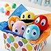 WjcnPac-Man 6inches Pac Plush Toy, Ghost Stuffed Plushes,Set of 5 Toys Can Be Used for Party Decoration, Soft and Comfortable Stuffed Animal, Suitable for Birthday Gifts, Children's Day Giftsetc.