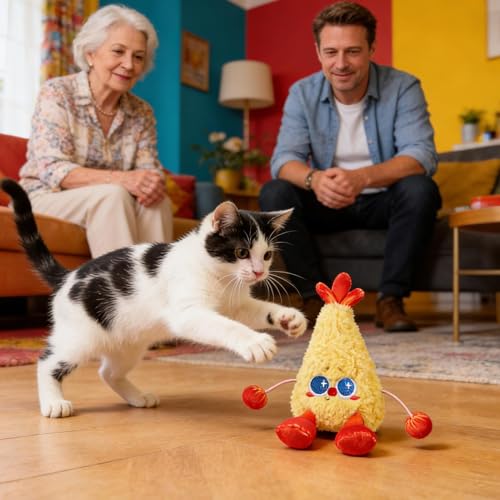 Canne à pêche automatique pour chat interactif et dresseurs en refuge