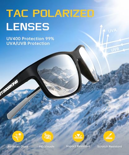 Image of Polarized Running Sunglasses Womens Mens Sun Glasses for Fishing Golf UV400