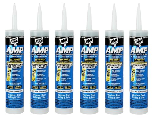 Dap 18362 Crystal Clear DAP 3.0 Window, Door, Trim & Siding Sealant6