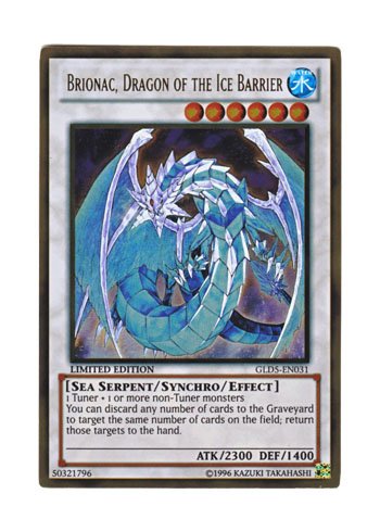 Amazon.co.jp: 遊戯王 英語版 GLD5-EN031 Brionac, Dragon of the Ice 