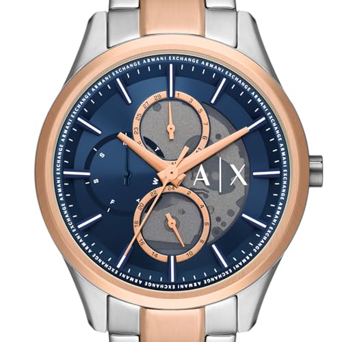 Armani Exchange Stainless Steel Analog Blue Dial Men Watch-Ax1874, Multi-Color Band - Image 6