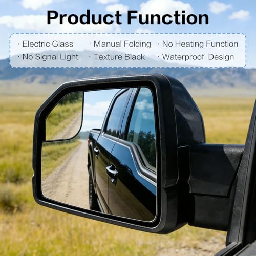 Driver Side Mirror Replacement Fit for 2015-2020 Ford F150 by Wyustey - Used condition - Image 6