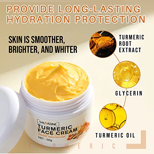 Lanthome Turmeric Face Cream For Face (50G)-Skin Care Anti-Aging Cream Face Moisturizer Cream,Skin Moisturizing Repair Cream, Turmeric Moisturizer Cream For Dark Spots #TOP3