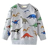 🚘 【Occasion】: Bestes Geschenk für Jungen zum Geburtstag, zu Ostern, Halloween, Thanksgiving, Weihnachten. Das Sweatshirt für Jungen kann als Sportkleidung, Alltagskleidung, kausale Kleidung zu Hause oder im Freien verwendet werden. Leicht mit Jeans, Strickjacken und Jacke zu kombinieren.