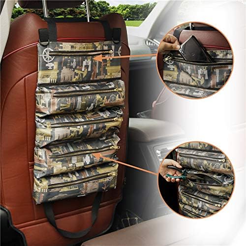 Namvo Multi-Purpose Tool Roll Up Bag Wrench Pouch Canvas Tool Organizer Bucket Car First Aid Kit Storage Case Camping Gear - Image 3