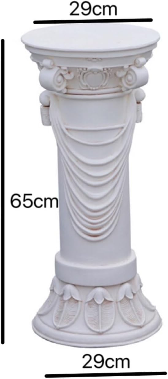 Roman Column Classical Roman Pillar Statues Pedestal Decorative Display Stand Greek Column Figurines for Home Garden Yard Patio Garden Column