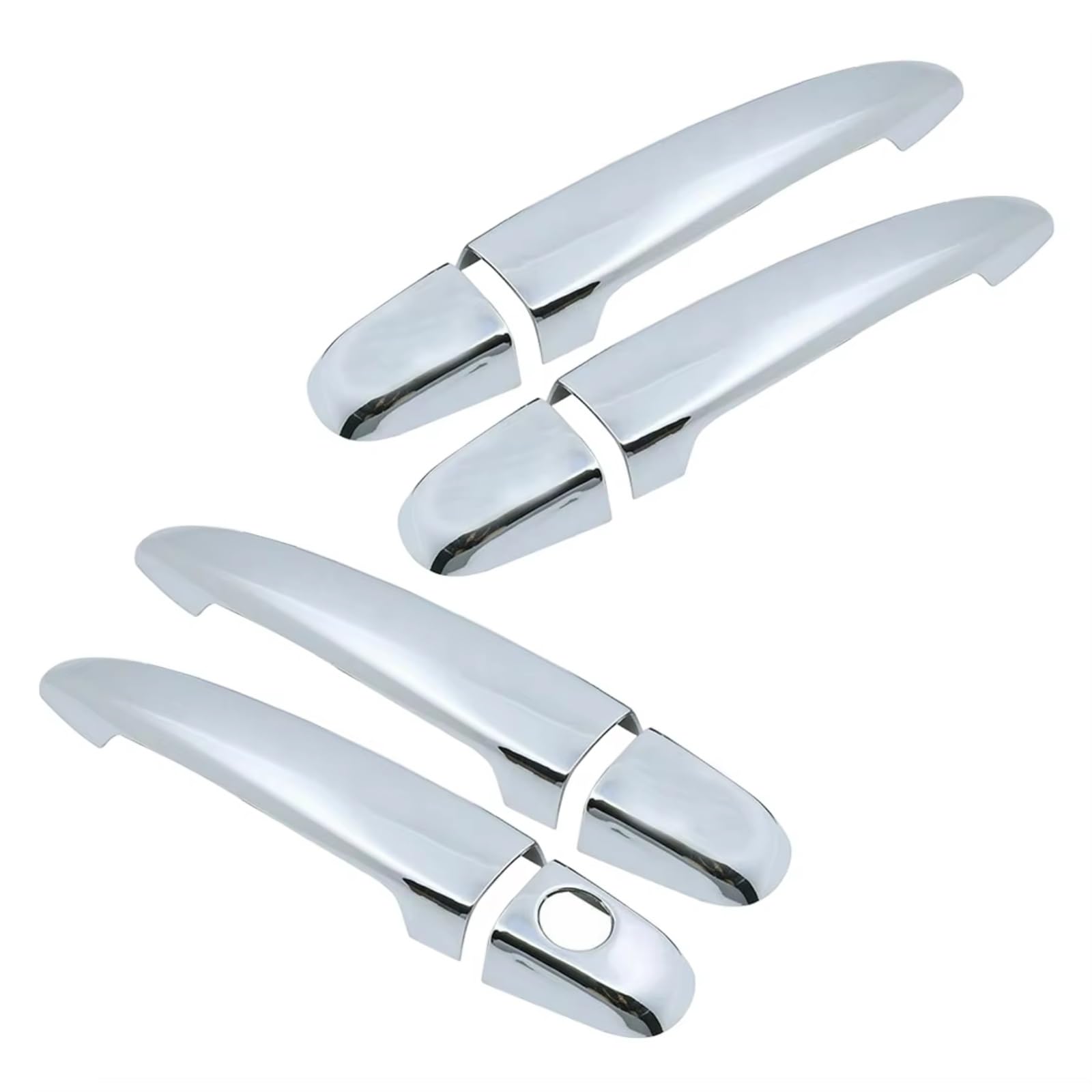 JJRFVBGT Door Handle Trim Compatible with Lexus LS430 Sedan 2001 2002 2003 2004 2005 2006 ABS Trim Chrome Side Molding Exterior Door Handle Housing