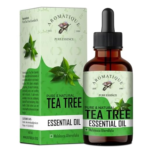 Aromatique Tea Tree Oil For Face 100% Pure,Best Therapeutic Grade Tea Tree Essential Oil for Skin Acne, Hair -15ml
