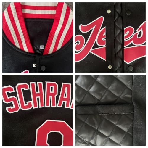 Custom Varsity Jackets for Men Women Youth Personalized Letterman Jackets with Stitched Name Number4