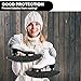 HMDZMR Ice Skate Guards 2 Pairs Hockey Blade Protector Ice Skate Covers Ice Skating Accessories for Ice Skating, Figure Skates, Hockey (Black,Blue, Medium)