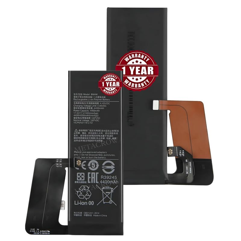 Image of Original BM4M Battery Compatible for Xiaomi Mi 10 Pro 5G (M2001J1G) - (4500mAh) - 1 Year Warranty JK1