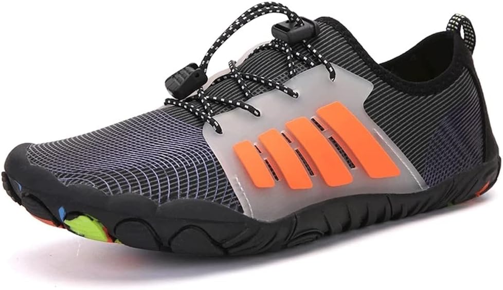 Outdoor Men's Hiking Trail Shoes Fitness Cycling Couple Swimming Beach Shoes Large Size Wading Shoes Rock Climbing Water Shoes(45)