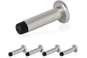 HOMOTEK Soft Close Door Stop, Heavy Duty Solid Doorstops